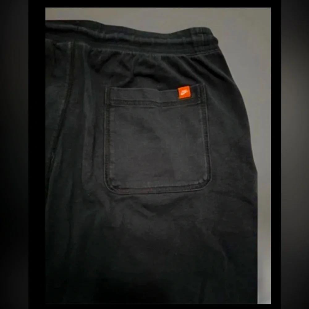 NIKE French Terry Alumni Basketball Shorts Swoosh Logo Pockets 100% Cotton SzS